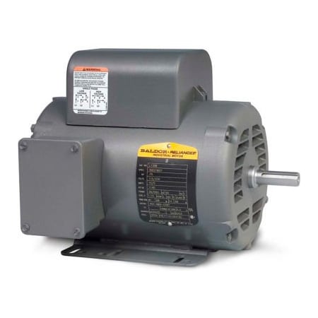 Baldor-Reliance Motor L1430TM, 5HP, 1725RPM, 1PH, 60HZ, 184T, 3634LC, ODTF, F1